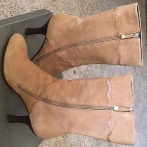 Cole Haan suede boots.